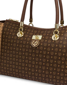 Tasche mit doppeltem Griff in zwei Farben Heritage Logo Classic. Photo 6