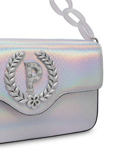 Iridescent candy bag with oversized chain Photo 5