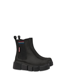 Wet Look rubberized calfskin Chelsea boot Photo 2