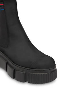 Wet Look rubberized calfskin Chelsea boot Photo 4