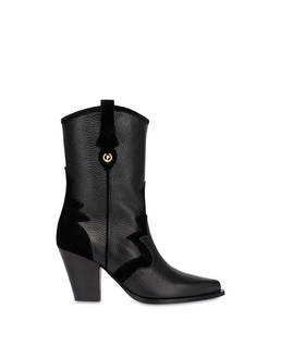 Texas Flair calfskin and split leather boots Photo 1