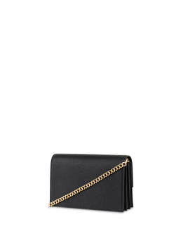 Faux Nappa leather clutch with logo Photo 3