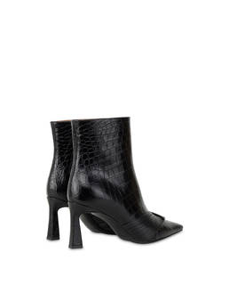 Sissi Plissé Crocodile Print Boot Photo 3