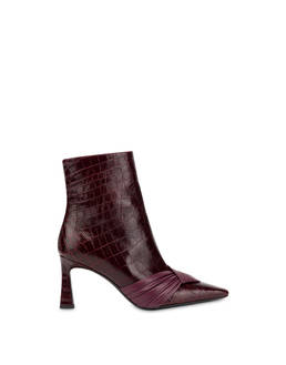 Sissi Plissé Crocodile Print Boot Photo 1