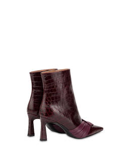 Sissi Plissé Crocodile Print Boot Photo 3