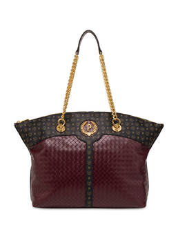 Tote bag stampa intreccio Royal Laurel Photo 5