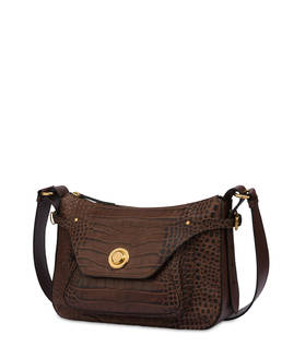 Borsa a tracolla in vitello stampa cocco Lena Photo 2