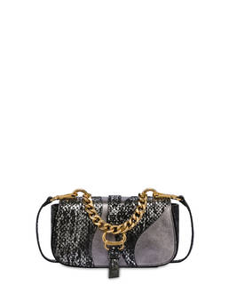 Borsa a tracolla piccola stampa pitone Ride Photo 1