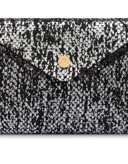 Pochette Mail in vitello stampa pitone laminato Photo 5