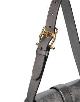 Shield laminated calf leather shoulder bag Photo 5