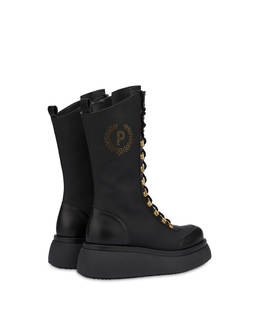 Combat boot in Wily rubberised calfskin Photo 3