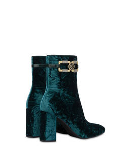 Check The Line velvet ankle boots Photo 3