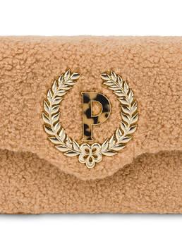 Shearling-effect candy bag with maxi chain Photo 5
