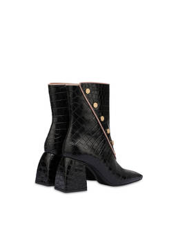 Stiefeletten aus Kalbsleder mit Krokodil-Print Like A Uniform Photo 3