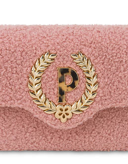 Shearling-effect candy bag with maxi chain Photo 5