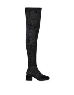 Softie velvet over-the-knee boot Photo 1