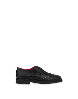 Mannish calfskin derbies with rhinestones Photo 1