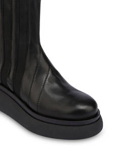 Stivaletti in nappa Elastic Stripes Photo 4