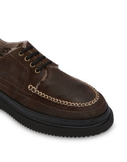 Scarpe stringate in nabuk lavato Convy Photo 5