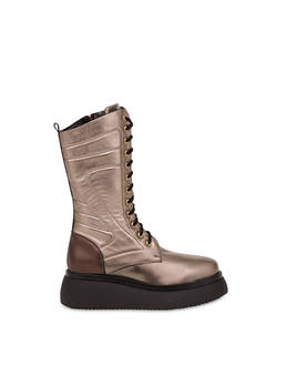 Combat boot in nappa laminata Softie Photo 1