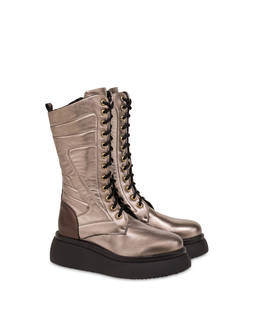 Combat boot in nappa laminata Softie Photo 2