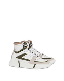 High-top sneakers in vitello Photo 2
