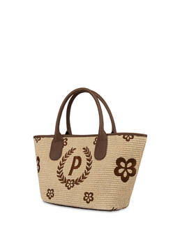 Macro Heritage Medium Straw Tote Bag Photo 3