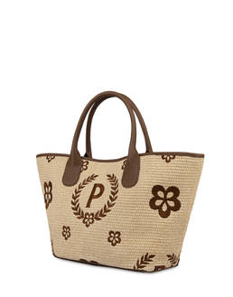 Tasche aus Stroh Macro Heritage Medium Photo 3