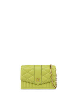 Matelassé quilted clutch bag with mirror Photo 1