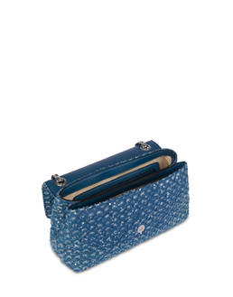 Borsa a spalla in denim con paillettes Waltzer Night Photo 4