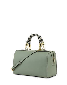 Agadir double handle bag with woven insert Photo 3
