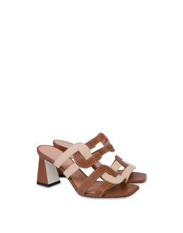 Interlock calfskin heeled mules Photo 2
