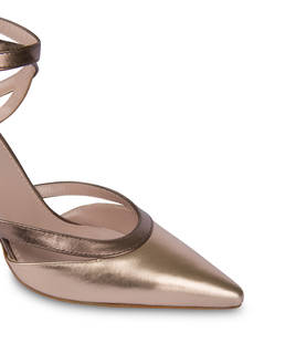 Sandali in nappa laminata Glam Photo 4