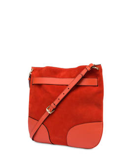 Mastery split-leather and calfskin hobo bag Photo 3