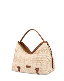 Borsa in paglia jacquard Essence Photo 3