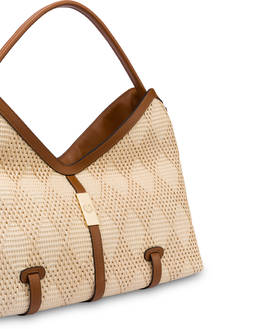 Borsa in paglia jacquard Essence Photo 5