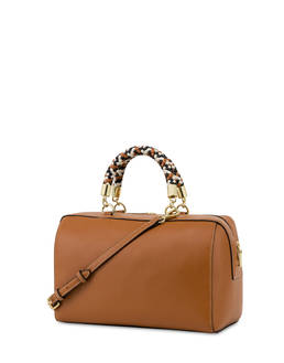 Agadir double handle bag with woven insert Photo 3