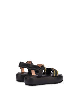 Lady Tie nappa leather flatform sandals Photo 3