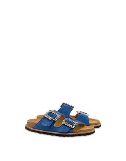 Fussbett-Sandalen aus Rosemery-Spaltleder Photo 2