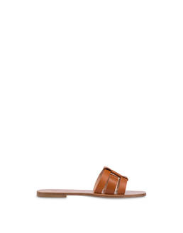 Sahara cowhide flat sandals Photo 1