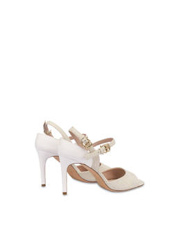 Vertigo slingback in cowhide and python-print nubuck leather Photo 3
