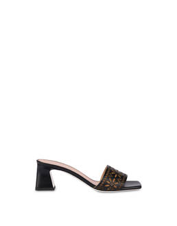 Desert Rose laser-cut calfskin sandals Photo 1