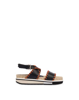 Flower Garden calfskin fussbett sandals Photo 1