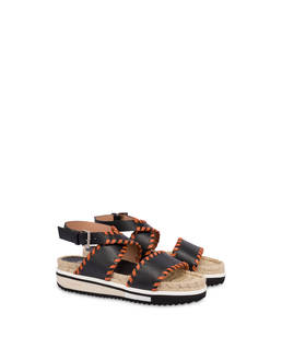 Flower Garden calfskin fussbett sandals Photo 2
