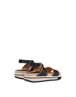Flower Garden calfskin fussbett sandals Photo 3