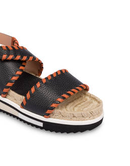 Flower Garden calfskin fussbett sandals Photo 4