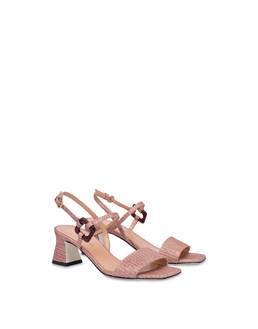 Between The Lines weave print calfskin sandals Photo 2