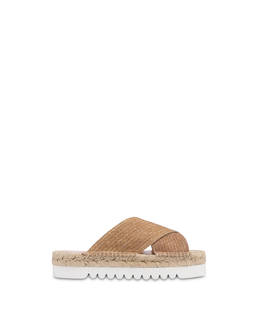 Summer Time weave print calfskin espadrille sandals Photo 1