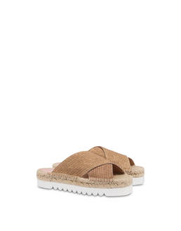 Summer Time weave print calfskin espadrille sandals Photo 2