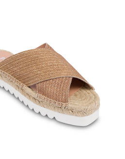 Summer Time weave print calfskin espadrille sandals Photo 4